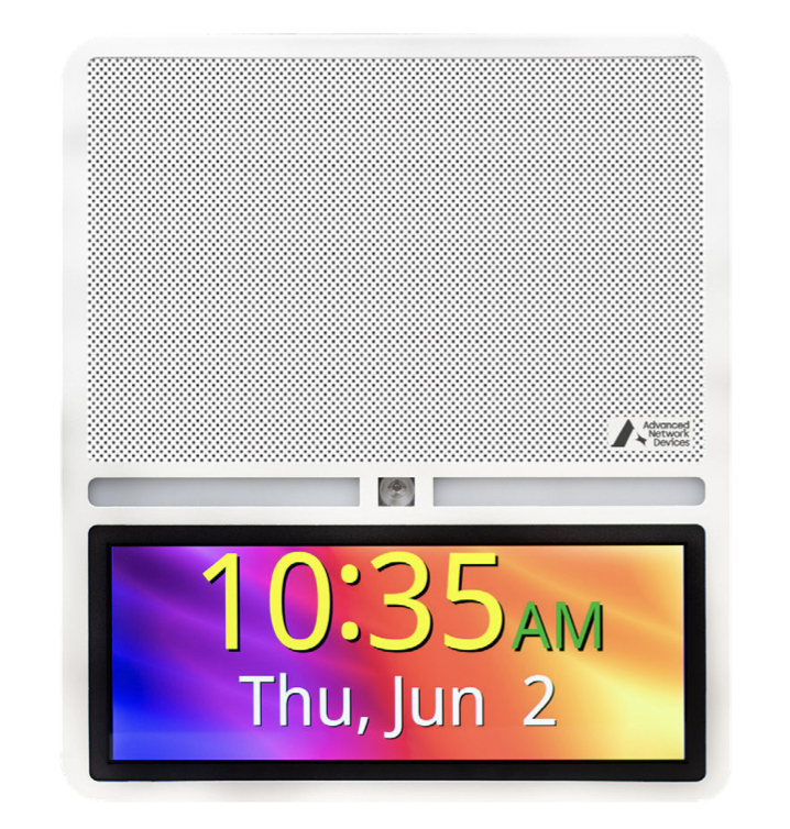 Advanced Network Devices IP speaker and display for mass notification